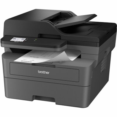Brother MFC-L2820DW Wireless Laser Multifunction Printer - Monochrome - Gray - Copier/Fax/Printer/Scanner - 34 ppm Mono/7.9 ppm Color Print - 1200 x 1200 dpi Print - Automatic Duplex Print - Up to 35000 Pages Monthly - Monochrome Scanner - 1200 x 1200 dpi Optical Scan - Ethernet - Wireless LAN - App ER MULTIFUNCTION 