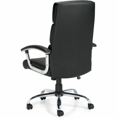 Offices To Go Ashton | High Back Tilter - Black Luxhide, Bonded Leather Seat - Black Luxhide, Bonded Leather Back - High Back - 5-star Base - Black - Armrest HIGH BACK LUXHIDE BONDED LEATHER