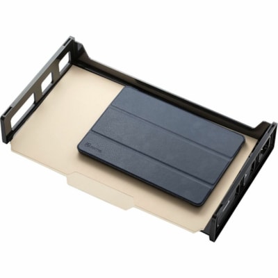 Victor Legal Sized Letter Tray - 5.7" (144.78 mm) Height x 9" (228.60 mm) Width x 16.5" (419.10 mm) Depth - Stackable - Eco-friendly, Sturdy, Stackable, Impact Resistant - Black - Plastic  