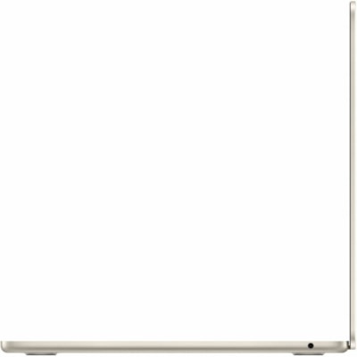 Apple MacBook Air MRXU3LL/A 13.6" Notebook - Apple M3 - 8 GB - 512 GB SSD - English (US) Keyboard - Starlight - Apple M3 Chip - 2560 x 1664 - macOS Sonoma - Apple - True Tone Technology, In-plane Switching (IPS) Technology, Liquid Retina Display - Front Camera/Webcam - 18 Hours Battery Run Time - IE le M3 chip with 8-core CPU and  10-core GPU  8GB  5