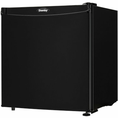Danby 1.6 cu. ft. Compact Fridge in Black - 45.31 L - Auto-defrost - Reversible - 45.31 L Net Refrigerator Capacity - Black 45 L COMPACT ALL FRIDGE ENERGY STAR COMPLIANT