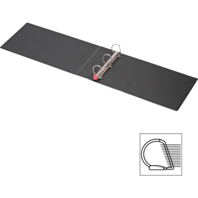 Cardinal® - Reliure à anneaux Easy Open - 3 po (76,20 mm) Capcité du classeur - Tabloid - format 11 po (279,40 mm) x 17 po (431,80 mm) - 675 Capacité en feuilles - largeur de dos 1 1/2 po (38,10 mm) - 3 Anneau(s) - Fastener(s) : Anneau en D - Pocket(s) : À l'intérieur a NOIR  11X17 GRAND FORMAT 3 PO ANNEAUX COMBI  65% MAT REC