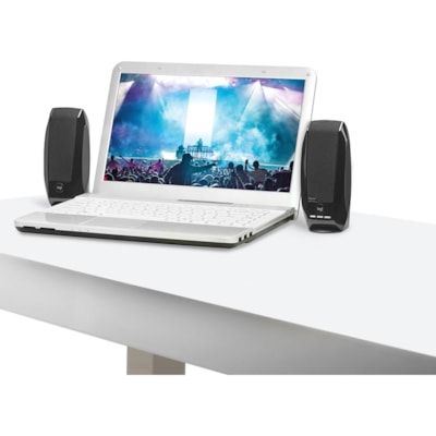 Logitech S-150 2.0 Speaker System - 1.2 W RMS - Black - 90 Hz to 20 kHz - USB - 1  