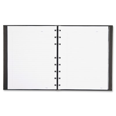 Blueline Notepro Hard Cover Composition Book - 192 Pages - Front Ruling Surface - 9 5/8" (244.48 mm) x 7 5/8" (193.68 mm) Sheet Size - White Paper - Hard Cover - Recycled - 1 Each 7-1/4 REINFORCED HINGE RULED W/MARGIN 192PAGE