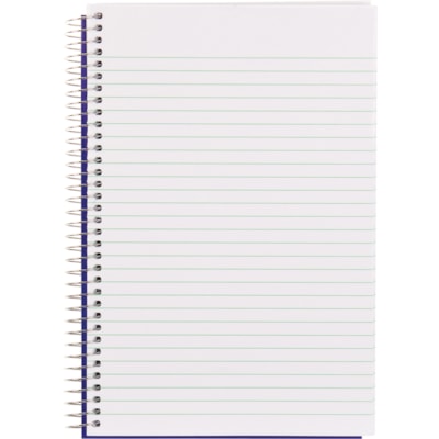 Blueline - Bloc-notes sténo à spirale en papier blanc - 360 Feuilles - Reliure spirale - Avant Surface quadrillé - format 9 po (228,60 mm) x 6 po (152,40 mm) - Paper Blanc - Cover Bleu Carton - Couverture flexible - 1 chaque SPIRALE SUR CÔTÉ 360 PGS 9X6PO 31146-OGILVY RENAULT & IBM