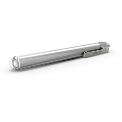 Energizer LED Pen Light - LED - 35 lm Lumen - AAA - Battery - Stainless Steel - Impact Resistant, Drop Resistant - Silver - 1 Each 18 LUMENS 24H RUN TIME BRIGHT LED W/ AAA BATTERIES