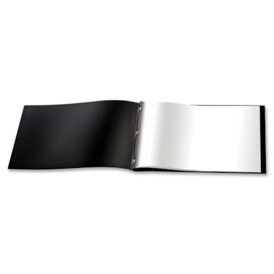 Cardinal Tabloid Portfolio - 11" (279.40 mm) x 17" (431.80 mm) - 30 Sheets Capacity - Poly - Black - Acid-free - 1 Each 11"X17" BLACK UP TO 30 SHEETS ACID-FREE  TRANSFER-SAFE
