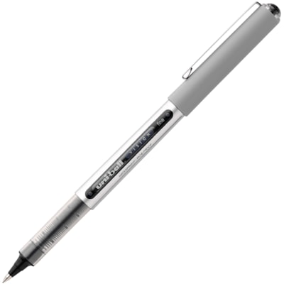 uniball(tm) Vision Rollerball Pens - 0.7 mm (0.03") Fine Pen Point - Black Ink - Pigment-based - 1 Each VISION INK WINDOW UNI-FLOW WATER/FADE PROOF DISPOSABLE