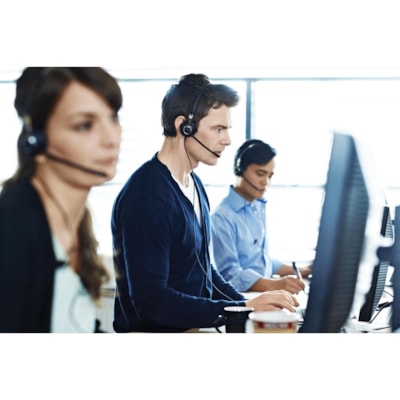 Jabra BIZ 2400 II QD Headset - Stereo - Quick Disconnect - Wired - Over-the-head - Binaural - Supra-aural - Noise Canceling - Black Wired - Headband - Over-Ear - Speaker 150Hz - 6800
