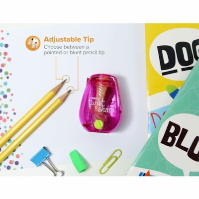 Bostitch - Taille-crayon Twist-N-Sharp - Handheld - Variées - 1 chaque TAILLE-CRAYON MANUEL AJUSTABLE COULEURS ASSORTIES