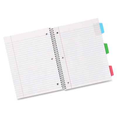 Avery® - Intercalaire 74757 - 48 Onglet(s) - hauteur de l'onglet 1,50 po (38,10 mm) x largeur de l'onglet 2 po (50,80 mm) - Tab Rouge Film, clair Papier, Bleu, Vert - 48 / emballage VERT  BLEU  ROUGE COULEURS PRIM. - EMB. DE 48