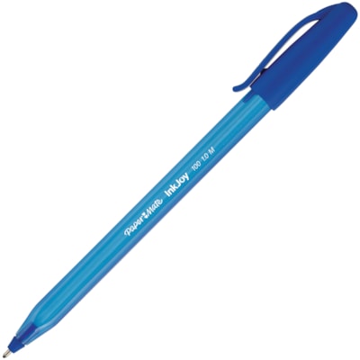 Paper Mate - Stylos à bille Inkjoy 100 ST - 1 mm (0,04 po) Moyenne Pointe de stylo - Ink Bleu - Barrel Translucide - 12 / boîte 12PQ BLEU 