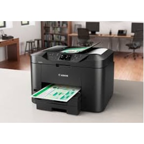 Canon MAXIFY MB2720 Wireless Inkjet Multifunction Printer - Color - Copier/Fax/Printer/Scanner - 600 x 1200 dpi Print - Automatic Duplex Print - Up to 20000 Pages Monthly - 500 sheets Input - Color Scanner - 1200 dpi Optical Scan - Color Fax - Ethernet - Wireless LAN - Mopria - USB - For Plain Paper  Cable RJ11  Ink Tank PGI-1200  BK  Ink Tank PGI-12
