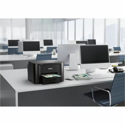 Canon - Imprimante à jet d'encre MAXIFY iB4120 Sans fil - Couleur - 600 x 1200 dpi Impression - Automatique Recto/Verso - 250 Feuilles Entrée - Ethernet - Réseau sans-fil - Google Cloud Print, Mopria - 30000 Cycle d'utilisation des pages - Impression papier ordinaire - Ethernet -   PRNT 