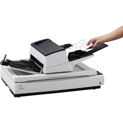 Ricoh fi-7700 Sheetfed/Flatbed Scanner - 600 dpi Optical - 24-bit Color - 8-bit Grayscale - 100 ppm (Mono) - 100 ppm (Color) - Duplex Scanning - USB PPERP 