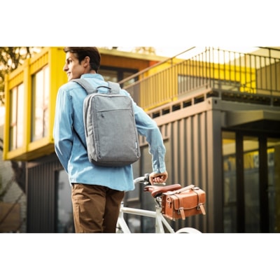 Lenovo B210 Carrying Case (Backpack) for 15.6" Notebook - Gray - Water Resistant Interior - Polyester Body - Shoulder Strap, Handle - 17.91" (455 mm) Height x 13.39" (340 mm) Width x 5.91" (150 mm) Depth Y 