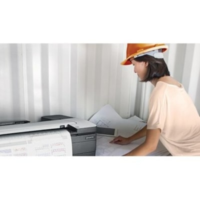HP Designjet T1700 PostScript Imprimante grand format à jet d'encre - 44 po (1117,60 mm) Largeur d'impression - Couleur - 6 Couleur(s) - 26 Seconde Vitesse de couleur - 2400 x 1200 dpi - USB - Ethernet - Papier en rouleau, Massicot, Papier bond, Papier couché, Papier à grammage lour  PLOT 