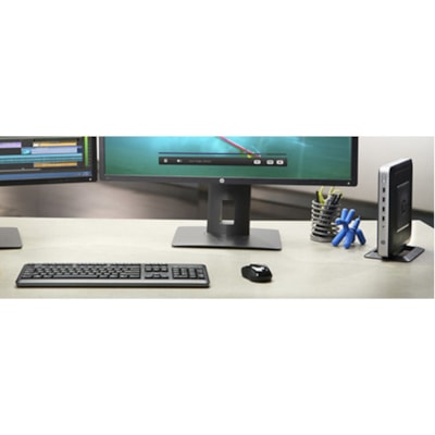 HP t630 Tower Thin Client G-Series GX-420GI Quad-core (4 Core) 2 GHz - 4 GB RAM DDR4 SDRAM - 16 GB Flash Radeon R7E Graphics - Gigabit Ethernet - HP ThinPro - IEEE 802.11ac - DisplayPort - Network (RJ-45) - 7 Total USB Port(s) - 4 USB 2.0 Port(s) - 3 USB 3.0 Port(s) - 65 W  French localization 