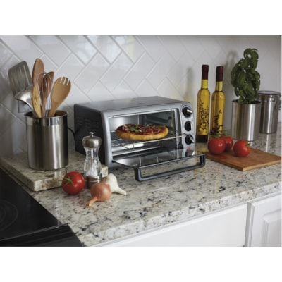 Proctor Silex - Grille-pain 31122 - Toast, Cuisson, Grillade - Noir, Argenté BLK/ SS 