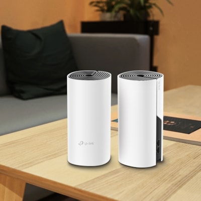 TP-Link Deco M4 IEEE 802.11ac 1.17 Gbit/s Wireless Access Point - 2.40 GHz, 5 GHz - 2 x Internal Antenna(s) - MIMO Technology - 2 x Network (RJ-45) - Bluetooth 4.2 - Desktop - 2  WRLS 