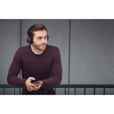 Jabra Evolve2 65 Headset - Microsoft Teams Certification - Stereo - Wireless - Bluetooth - 98.4 ft (30 m) - Over-the-head - Binaural - Supra-aural - Black TEREO BLK 