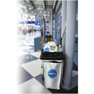 Ralston Industrial Garbage Bags 2800 Series - High Density - Frosted - 22" (558.80 mm) Width x 24" (609.60 mm) Length - High Density - Frosted - Resin, High-density Polyethylene (HDPE) - Garbage, Industrial - 1000 / Box HI-DENSITY 1000/CS FROST 6 MICRON UTILITY