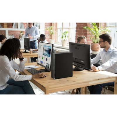 Asus ExpertCenter D500 D500SA-Q31SP Desktop Computer - Intel Core i3 10th Gen i3-10100 - 8 GB - 256 GB SSD - Small Form Factor - Black - Windows 10 Pro - IEEE 802.11ac - 300 W 0SYST 