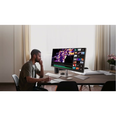 BenQ DesignVue PD2725U 27" Class 4K UHD LCD Monitor - 16:9 - Black - 27" Viewable - In-plane Switching (IPS) Technology - LED Backlight - 3840 x 2160 - 1.07 Billion Colors - 400 cd/m² - 5 ms - 60 Hz Refresh Rate - Speakers - HDMI - DisplayPort - USB Hub, KVM Switch  