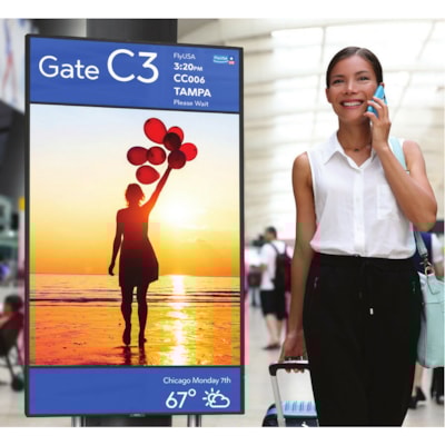 NEC Display 43" Wide Color Gamut Ultra High Definition Professional Display - 43" (1092.20 mm) LCD - High Dynamic Range (HDR) - 3840 x 2160 - Edge LED - 700 cd/m² - 2160p - HDMI - USB - SerialEthernet - Energy Star  MNTR 