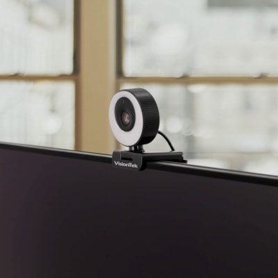 VisionTek VTWC40 Webcam - 2 Megapixel - 60 fps - USB 2.0 - 1920 x 1080 Video - CMOS Sensor - Auto-focus - Microphone  PERP 
