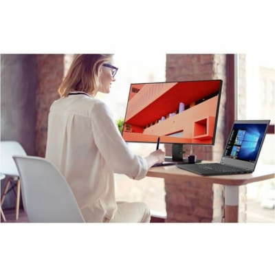 Lenovo L27q-35 27" Class WQHD LED Monitor - 16:9 - Raven Black - 27" Viewable - Vertical Alignment (VA) - WLED Backlight - 2560 x 1440 - 16.7 Million Colors - FreeSync - 350 cd/m² - 4 ms - 75 Hz Refresh Rate - Speakers - HDMI - DisplayPort H MONITOR-HDMI 