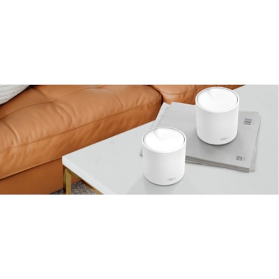 TP-Link Deco X50(3-pack) - AX3000 Whole Home Mesh Wi-Fi 6 System 3-Pack - Dual Band - 2.40 GHz ISM Band - 5 GHz UNII Band - 2 x Antenna(2 x Internal) - 375 MB/s Wireless Speed - 3 x Broadband Port - Gigabit Ethernet - Desktop  