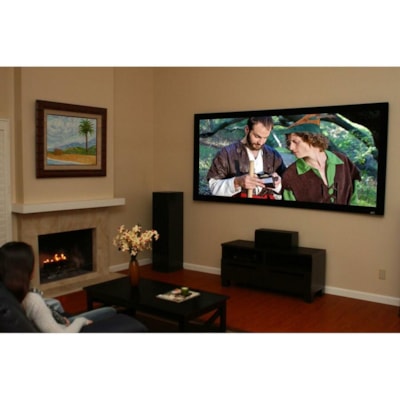 Elite Screens Manual Series Manual Wall and Ceiling Projection Screen - 54" x 89" - Matte White - 100" Diagonal g. 16:9  Pull Down Manual Proj ector Screen with AU