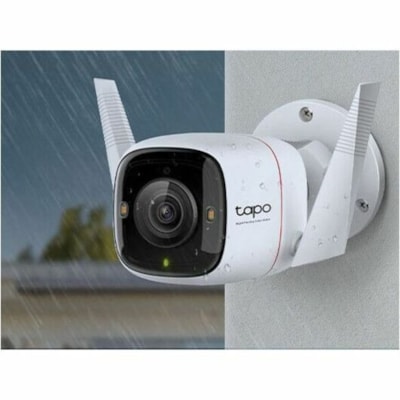 Tapo C325WB Outdoor Network Camera - Color - Color Night Vision - H.264 - 2688 x 1520 - 4.6 mm Fixed Lens - 20 fps - CMOS - Wi-Fi - Google Home, Alexa Supported - IP66 - Weather Proof, Dust Proof  PERP 