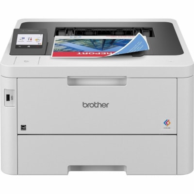 Brother HL-L3295CDW Desktop Wireless Laser Printer - Color - 31 ppm Mono / 31 ppm Color - 2400 x 600 dpi class - Automatic Duplex Print - 250 Sheets Input - Ethernet - Wireless LAN - Wi-Fi Direct, Apple AirPrint, Mopria, Brother Mobile Connect - 50000 Pages Duty Cycle - Plain Paper Print - Gigabit E  
