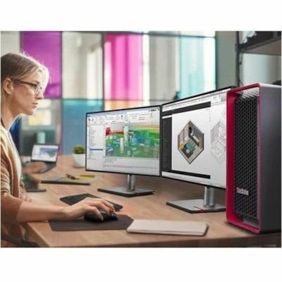 Lenovo - Poste de travail ThinkStation P7 30F3006DUS - 1 Xeon - Technologie vPro - 64 Go - 2 To SSD - Intel W790 Morceau - Windows 11 Pro for Workstations - 1 20 Go Graphiques - Serial ATA, NVMe Contrôleur - Anglais Clavier - Gigabit Ethernet, 10 Gigabit Ethernet - Réseau sans-fil 16G X4 W11PWS 