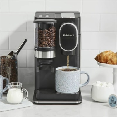 Cuisinart Grind & Brew Single-Serve Coffeemaker - Programmable - 1.42 L - Single-serve - Grinder - K-Cup Pod/Capsule Brand - Black - Charcoal Filter GRIND & BREW 