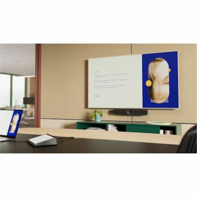 Logitech MeetUp 2 Video Conferencing Camera - USB 3.1 Type C - 1 / Each - 4K - 3840 x 2160 Video - 120° Angle - 4x Digital Zoom - Microphone - Wireless LAN - Network (RJ-45) - For Notebook, Monitor, Desktop PC - Windows 10 or Higher, macOS - Yes - Built-in Speaker, Microphone  