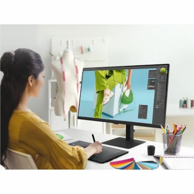 Samsung ViewFinity S7 S27D702EAN 27" Class 4K UHD LED Monitor - 16:9 - Black - 27" Viewable - In-plane Switching (IPS) Technology - LED Backlight - 3840 x 2160 - 1.07 Billion Colors - 350 cd/m² - 5 ms - 60 Hz Refresh Rate - HDMI - DisplayPort  