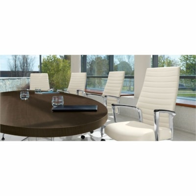 Global - Global Accord Siège à basculement à dossier moyen rembourré - Vinyle, Bois de feuillu Seat Material - Maille, Vinyle Back Material - Frame Color Aluminium - Dossier mi-dos - Noir - Métal - Accoudoir FAUTEUIL BASCULANT à DM ALLANTE FREE  ENCRE