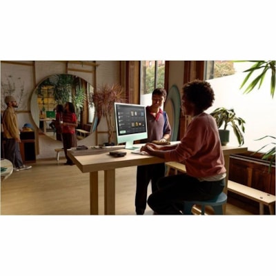 Apple iMac MWUY3LL/A All-in-One Computer - Apple M4 - 16 GB - 256 GB SSD - 24" 4.5K - Desktop - Green - Apple M4 Chip - 4480 x 2520 - MacOS Sequoia - Apple Deca-core (10 Core) - English (US) Keyboard - IEEE 802.11ax - 143 W  4.5K DISPLAY: APPLE M4 CHIP W ITH 10-CORE CPU AND