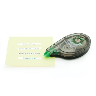 Tombow Original Mono Correction Tape - 0.16" (4 mm) Tape Width x 32.8 ft (10 m) Tape Length - 1 Line(s) - White Tape - Ergonomic Dispenser - Non-refillable - White - 1 Each MONO ORIGINAL   56%PCW 4MM X 10M
