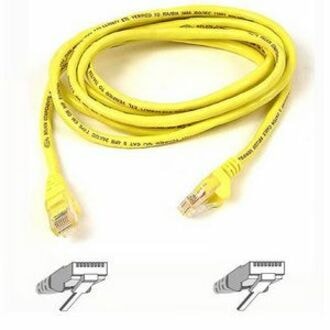 Belkin Cat5e Patch Cable - 304.8m - Yellow e - bare wire - 1000 ft - UTP ( CAT 5 ) - yellow