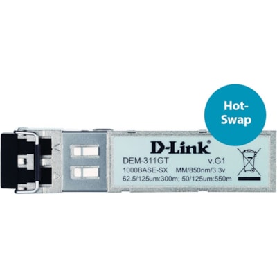 GBIC D-Link - 0,55 km Distance maximale e-sx Multi-mode mini-GBIC sfp module  ( jusque Ã 