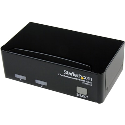 StarTech.com 2 Port Professional USB KVM Switch Kit with Cables - Control 2 USB VGA based computers with this complete KVM kit including cables - usb kvm switch - 2 port kvm switch - vga kvm switch - desktop kvm switch - usb kvm switch 2 port  PERP 