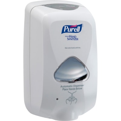 PURELL® TFX Touch-free Sanitizer Dispenser - Automatic - 1.20 L Capacity - Support 3 x C Battery - Gray - 1 Each DISPENSER 