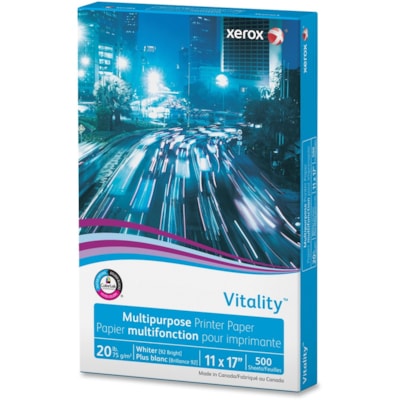 Xerox - Papier de copie et à usages multiples 4200 - 92 Luminosité - Grand Livre/Tabloïd - 11 po (279,40 mm) x 17 po (431,80 mm) - 20 lb (9071,85 g) Poids de Base - Technologie ColorLok, Sans bourrage - Blanc - 500 / Ramette  