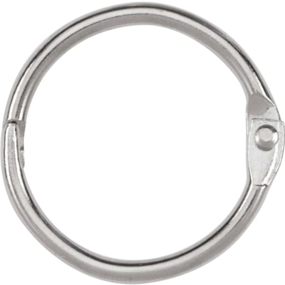 ACCO Loose-Leaf Rings - 1" (25.4 mm) Maximum Capacity - 175 x Sheet Capacity - Silver - Nickel - 100 / Box  