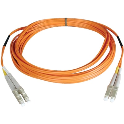Tripp Lite Fiber Optic Duplex Patch Cable (Riser) - LC - LC - 1m - Orange c - Male Left Gender - Male Ri ght Gender - LC Righ