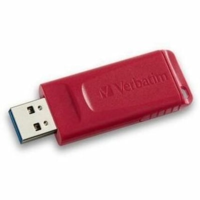 Verbatim 8GB Store 'n' Go USB Flash Drive - Red - 8 GB - USB 2.0 Type A - Red - Lifetime Warranty - 1 Each DRIVE 